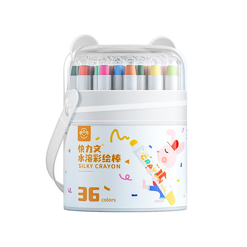 快力文丝滑水溶彩绘棒
