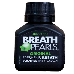 澳洲原装进口 breath pearls 本草口气清新胶囊  50粒