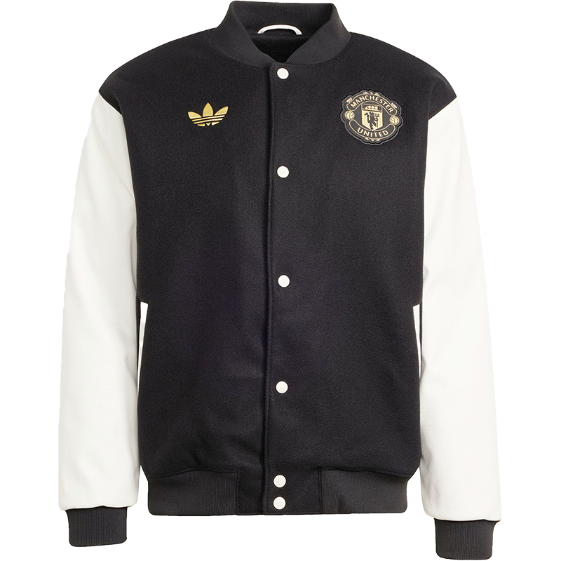 Adidas/阿迪达斯官方正品三叶草男士足球飞行员保暖棉服JF0382