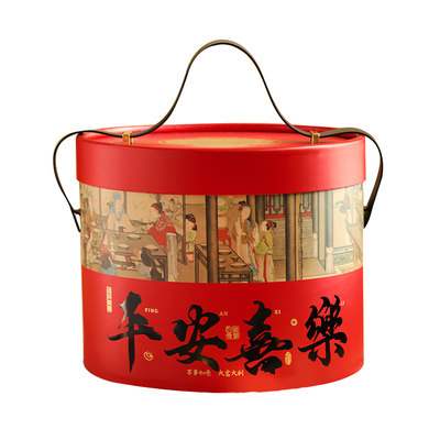 国风平安喜乐抱抱桶新年礼盒