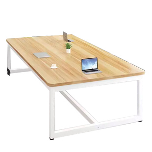 会议桌长桌简约现代办公桌椅组合小型会议室简易长条大桌子工作台