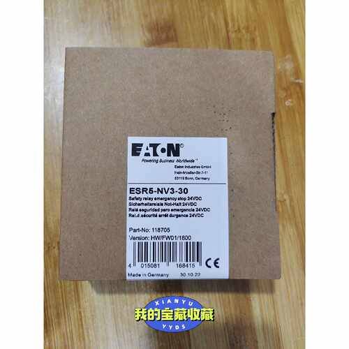 ESR5NV330EATON安全继电器安拍前询价下单