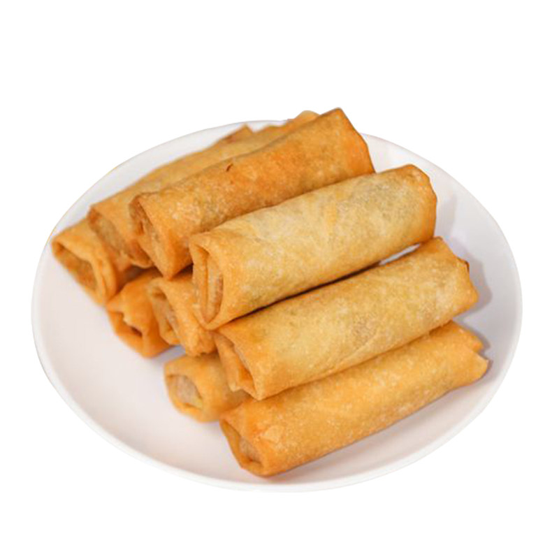 爽口素馅春卷油炸小吃点心半成品