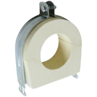 聚氨酯管托PU空调木托保冷隔热阻燃防腐木哈夫P型卡托码风管垫木