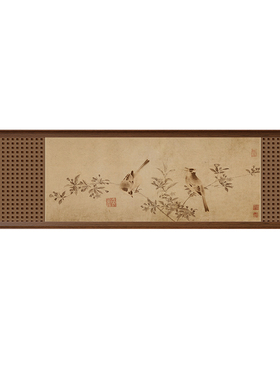 【新中式风】花鸟图茶室书房挂画