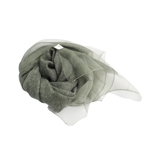 巴黎红！双层蚕丝围巾女秋冬仙气高级感薄款真丝混纺披肩丝巾外搭