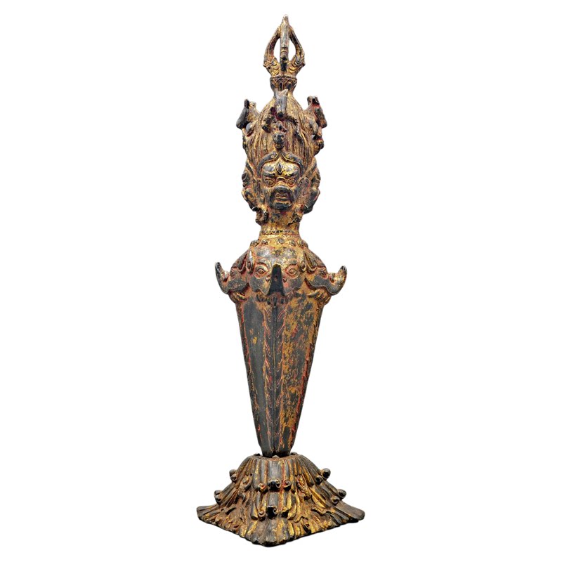 藏式普巴金刚杵铜质摆件29cm