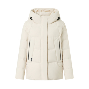 鸭鸭羽绒服女妈妈装时尚洋气短款2025冬季新款中年保暖加厚外套女