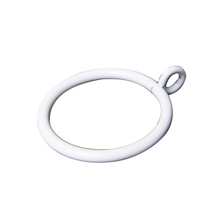 窗帘环挂环圈挂钩式小圆圈罗马杆免打孔配件窗帘环罗马圈奶白色