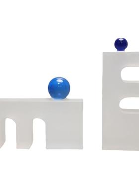 简约几何水晶客厅样板间摆件