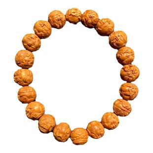 横财神精品猴头手串高端真品男士手链男款精雕刻文玩桃核橄榄核雕