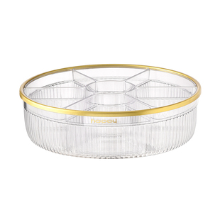 火锅盘菜盘分格蔬菜拼盘沥水篮创意餐具盘子家用厨房配菜盘