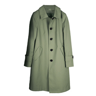 风衣外套女秋季小个子2025春夏新款韩版中长款单排扣英伦风卡其色