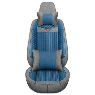 后排三人座五菱荣光新卡座套下卡单排双排货车专用麻布全包围座垫