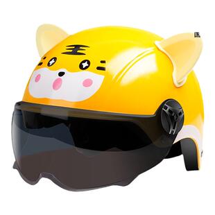 电动车儿童头盔男女孩专用3c认证四季通用电瓶摩托车安全帽冬季半
