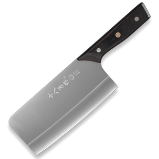 十八子切片刀家用菜刀80Cr三合钢女士小切菜肉斩切两用刀迷你刀具