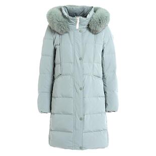 乔万尼商场冬季新款羽绒服女中长款韩版潮宽松保暖时尚修身外套厚