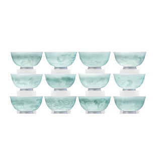 景德镇陶瓷餐具中式米饭碗个人专用家用新款高颜值十二生肖漂亮碗