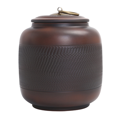建水紫陶茶叶罐普洱茶罐密封包装