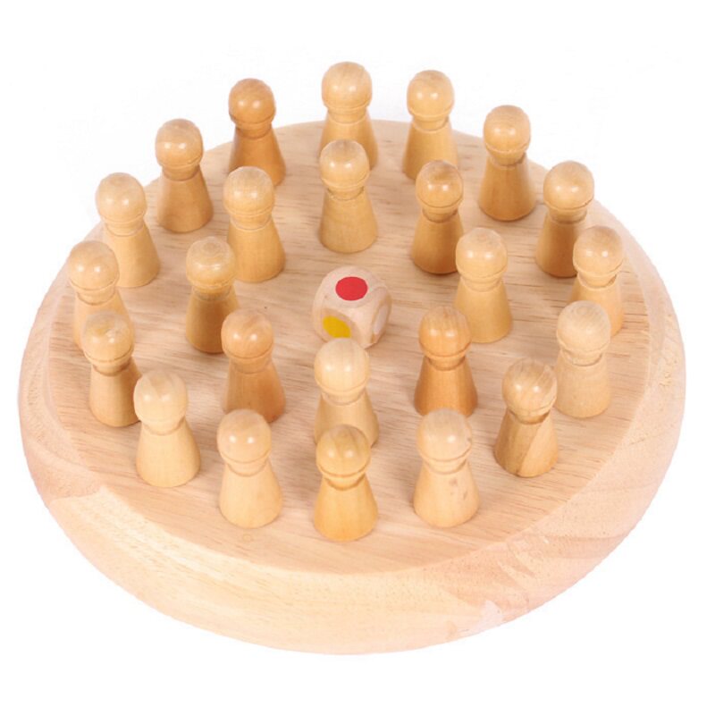 儿童颜色认知记忆棋 专注力益智思维训练 幼儿园亲子互动桌游玩具