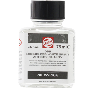 进口荷兰皇家泰伦斯白精油090 无味白精油089 油画颜料稀释剂75ML