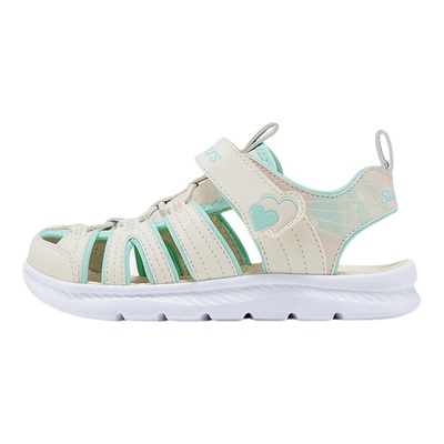 Skechers/斯凯奇正品夏季款儿童镂空魔术贴耐磨运动凉鞋302721L