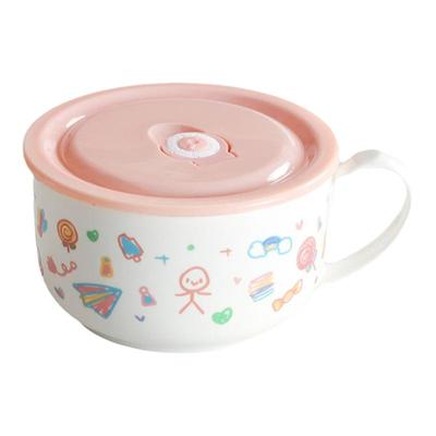 可爱密封保鲜碗面碗泡面大号ins