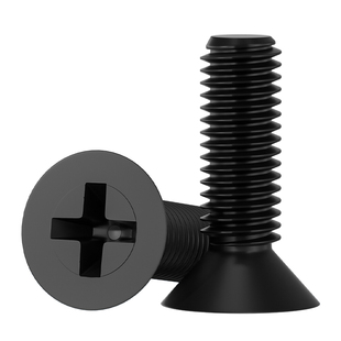 绝缘尼龙塑料塑胶沉头十字螺丝平头螺钉小螺栓M2M2.5M3M4M5M6M8mm