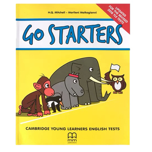 原版剑桥少儿英语YLE等级考试教材英国MM出版社GO FLYERS SB REVISED 2018第三级预备级含光盘6-12岁全真模拟考试题考前冲刺宝典