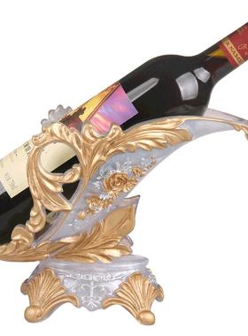 轻奢红酒架斜放客厅酒柜装饰品