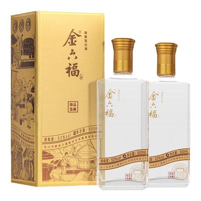 金六福500ml53du清香型白酒