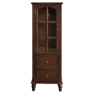 美式实木酒柜组合家具现代餐边柜单门柜欧式柜客厅靠墙轻奢小酒柜