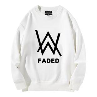 faded艾伦沃克同款衣服欧美休闲百搭男女慵懒风宽松无帽卫衣外套