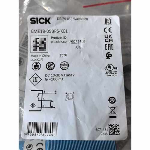 询价-SICK西克CME18-05BPS-KC1 电容式接近开关
