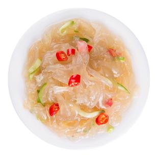 参客莱海蜇丝即食凉拌海蜇皮海蜇哲头225g*6袋包邮正宗渤海凉菜