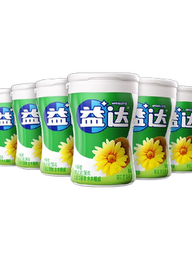 益达无糖草本精华口香糖56gx6瓶