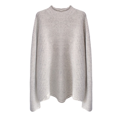 超好看中长羊毛衫遮臀显瘦毛衣女