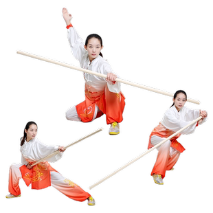 武术棍白蜡杆藤棍训练防身表演长短棍枪杆白腊杆太极武术专用棍棒