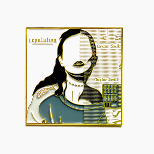 TaylorSwift霉霉reputation专辑金属徽章胸针泰勒斯威夫特周边
