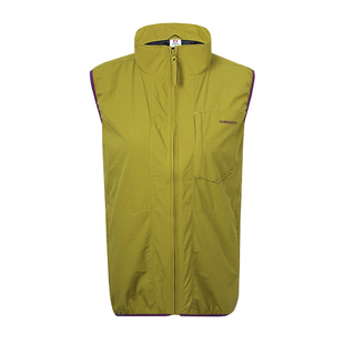 雪丘岛户外新款速干透气防晒马甲运动徒步休闲无袖立领上衣男女款