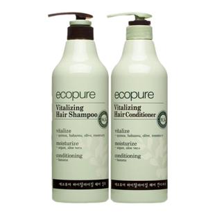 韩国所望SOMANG进口植物洗发水/护发素头皮控油清爽去头屑700ml