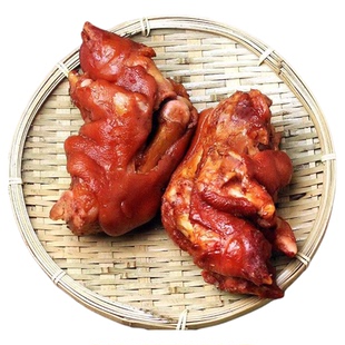 诸城正宗熏烤猪蹄山东特产五香烧猪脚开袋即食真空熟食卤味下酒菜