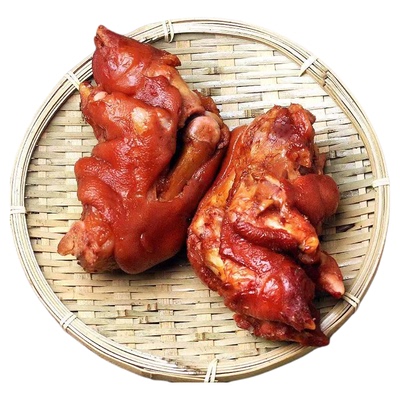 诸城舜名府熏烤前猪蹄真空即食