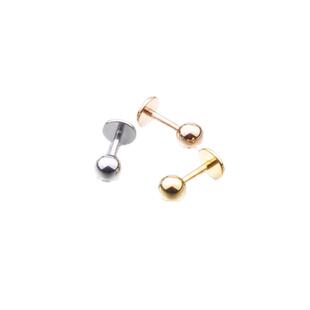 史上好难寻短杆钛钢耳骨钉小耳朵钉4MM长度不褪色 饰品圆球精致