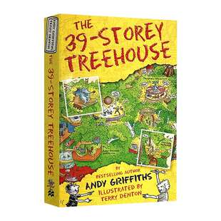 英文原版 The 39-Storey Treehouse 小屁孩树屋历险记3 39层树屋故事 英文版 进口英语原版书籍儿童图书