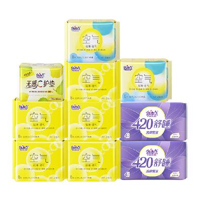自由点空气卫生巾104片×1套