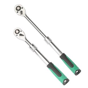 工业级伸缩棘轮扳手快速扳手大飞中飞小飞双向荆棘轮套筒快板扳手