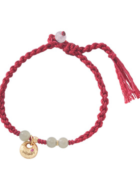 925纯银手工编织组合手绳手链女简约新中式设计轻奢时髦个性手饰