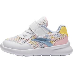 安踏儿童女婴童机能鞋跑鞋2025春季新款宝宝学步鞋幼儿园室内鞋