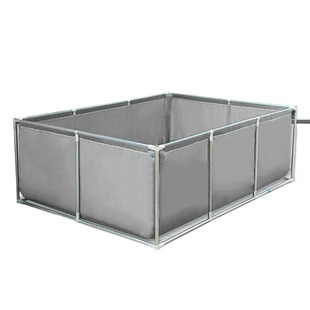 加厚鱼池家用室外专用养鱼帆布蓄水池刀刮布水箱养殖防水带支架